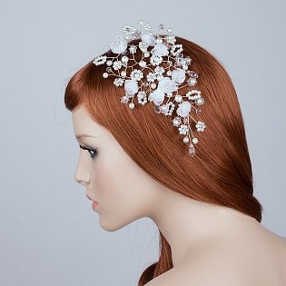 Svatební vlasová ozdoba Flora